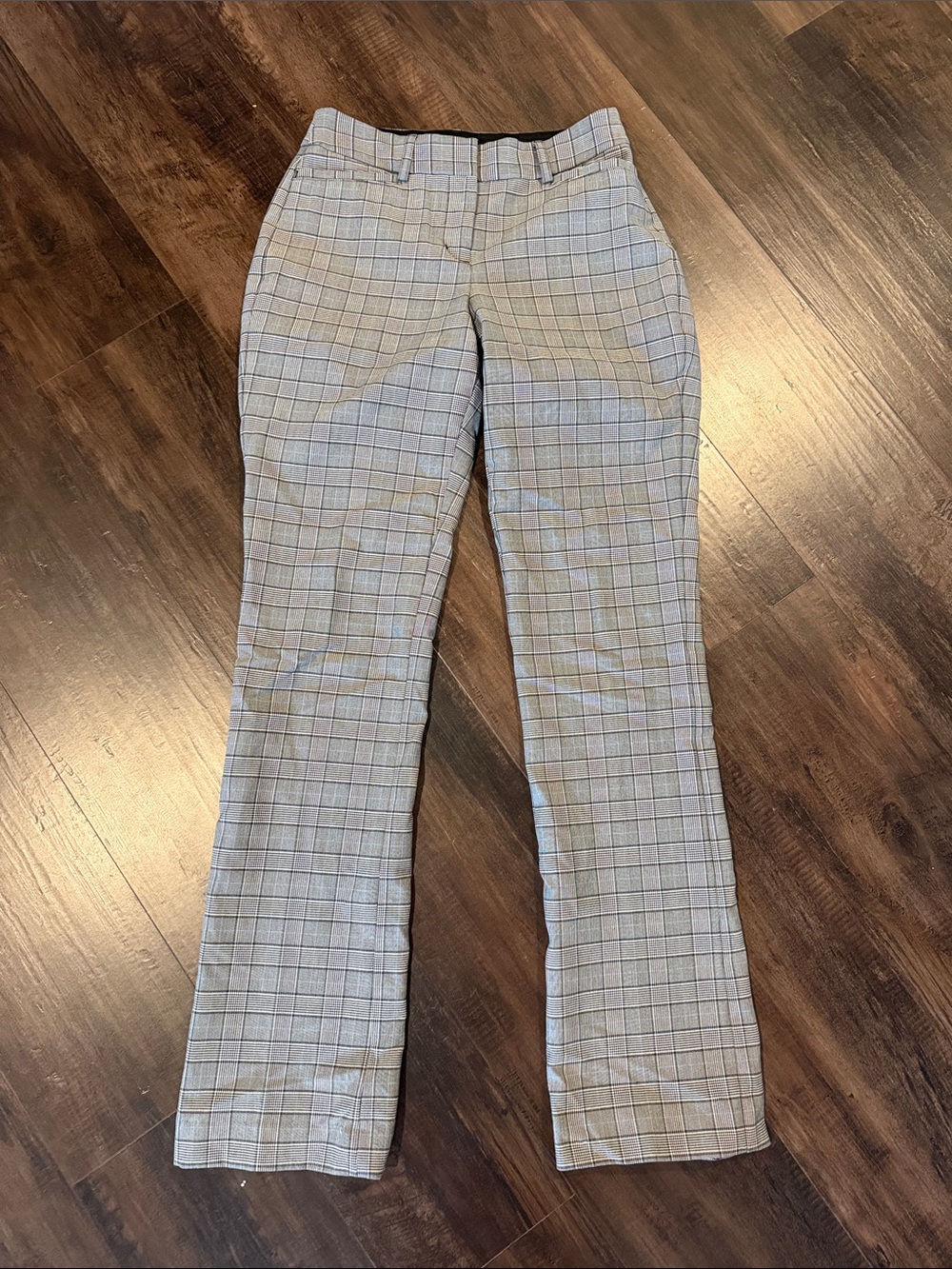 Express Black Dress Pants with Subtle Gray Trim